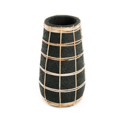 Bazar Bizar The cutie vase black natural m