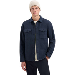 No Excess Overshirt button closure melange night