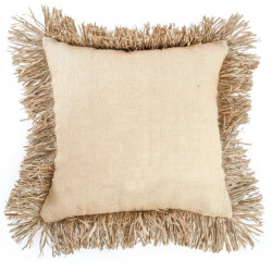 Bazar Bizar The jute bonita cushion cover natural 60x60