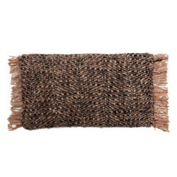 Bazar Bizar The oh my gee cushion cover black copper 30x50