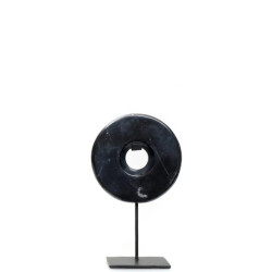 Bazar Bizar The marble disc on stand black s