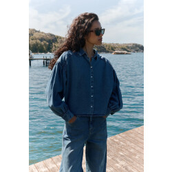 By-Bar Amsterdam 25512013 sarah short denim blouse
