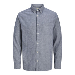 Jack & Jones jprblubrook twill solid l/s shirt l 12282353 night sky