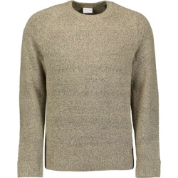No Excess Pullover crewneck soft wool blend sand