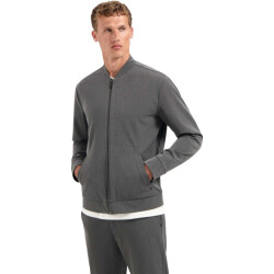 No Excess Jacket shirt bomber melange hybrid grey melange