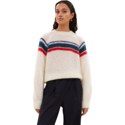 By-Bar Amsterdam Liam stripe pullover off white