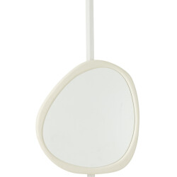 J-Line Wall mirror moderna mdf/mirror white medium