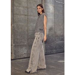Haute L'Amitié Haute l’amitié side panel button tall jeans