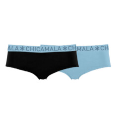 Muchachomalo Girls 2-pack hipster solid