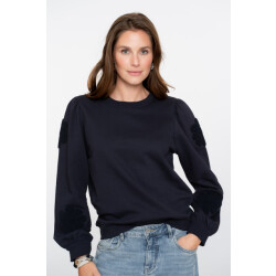 Geisha sweater big flowers 52582-21 675 navy