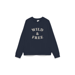 Vero Moda Vmgenesis ls sweatshirt jrs btq fr ga navy