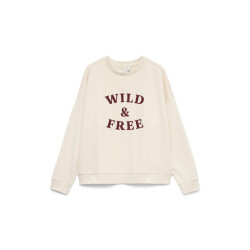 Vero Moda Vmgenesis ls sweatshirt jrs btq fr ga beige