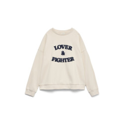 Vero Moda vmgenesis l/s sweatshirt jrs btq fr 10335686 birch navy blazer