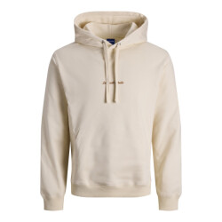 Jack & Jones jornorrebro emb sweat hood noos 12282861 antique white