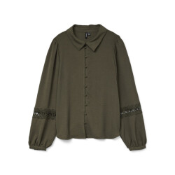 Vero Moda vmalva lace ls shirt wvn ga boo 10331609 grape leaf