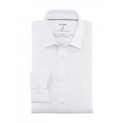 Olymp 120264 00 white heren overhemd luxor 24/seven modern fit
