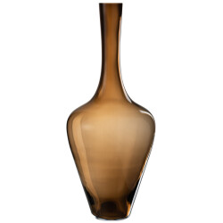 J-Line Vase joni glass amber large