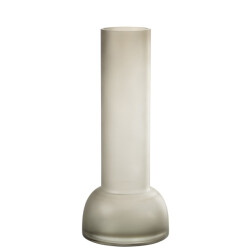 J-Line Vase/candleholder yara glass greige large