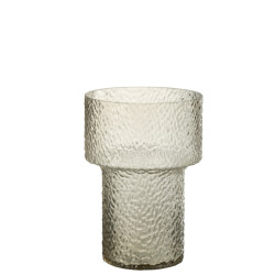 J-Line Vase betty glass transparent small