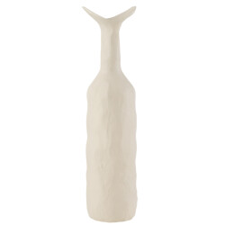 J-Line Vase agra aluminium white large
