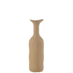J-Line Vase agra aluminium beige large