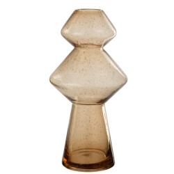 J-Line Vase carol glass caramel