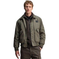 Butcher of Blue Carlo satin flight bomber