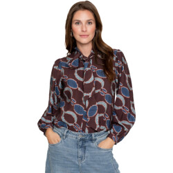 Geisha Blouse bordeaux