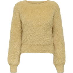 Only Onllulu ls rib short o-neck cc knt moonstone