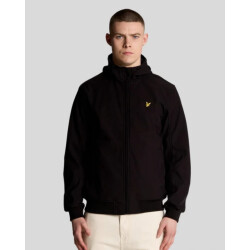Lyle and Scott Jk2110v fleece back softshell jacket -  jet black