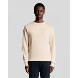Lyle and Scott Ml2255ton superfine crew pink tint  heren sweater