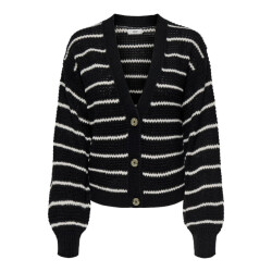 Jacqueline de Yong Ellen l/s v-neck stripe cardigan