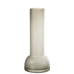 J-Line Vase/candleholder yara glass greige large