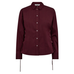 Co'Couture Poppycc eyelet blouse bordeaux