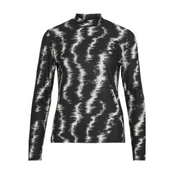 Vila Vileoa ls high neck top noos dessin