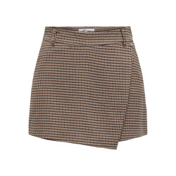 Only Onllettie life mw check skort tlr dessin