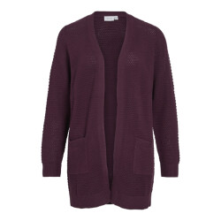Vila Vidalo ls knit cardigan- noos cerise