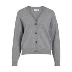 Vila Viril v-neck knit cardigan noos melee