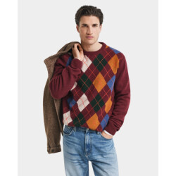 Gant Pullover argyle c-neck 8060102/621