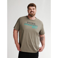 Petrol Industries Heren shirt- m-3050-tsr6020 6174 mossy stone