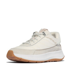 FitFlop F-mode flow shearling-mix sneakers