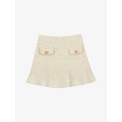 Patachou Meisjes rok kids girl party pink ecru gold