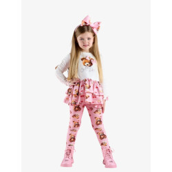 ADee Meisjes set legging madison snow white