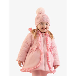 ADee Meisjes baby winterjas kaia pink fairy