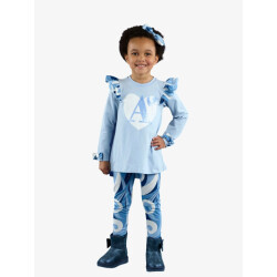 ADee Meisjes set legging nina powder blue