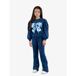 ADee Meisjes joggingpak flared luna heritage navy