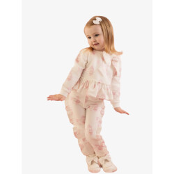ADee Meisjes baby joggingpak jasmine snow white