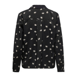 Jacqueline de Yong Camille l/s loose v-neck shirt