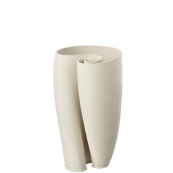 J-Line Vase hydria ceramic beige