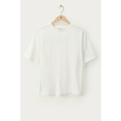 My Jewellery Wit t-shirt met imitatieparels off-white